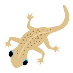 Cute gecko illustration
