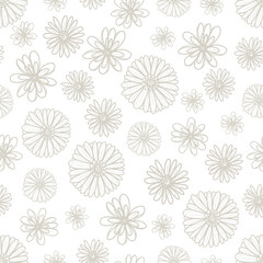flower vintage seamless handrawing pattern
