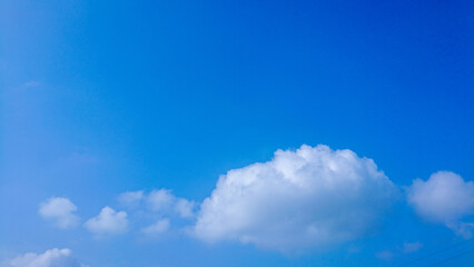 blue sky with clouds