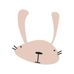 cute easter bunny line drawing