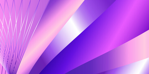 Abstract amethys purple geometric with color gradient. Geometric vector 3D illustration background, creative design template.