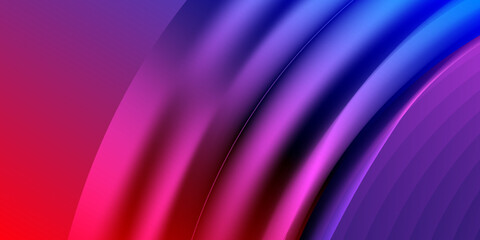 Modern pink gradient background. Minimal creative vector templates. Vibrant Hipster Banner. Magenta, Crimson Futuristic Background. Smooth wave composition. Abstract dynamic illustration.