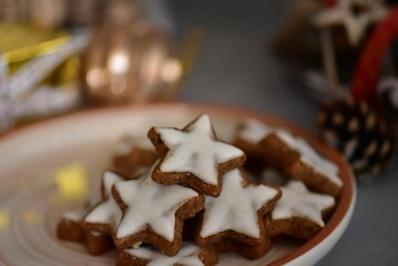 christmas cookies and chocolate