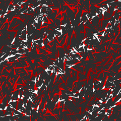 Abstract background with colorful seamless rough lines pattern