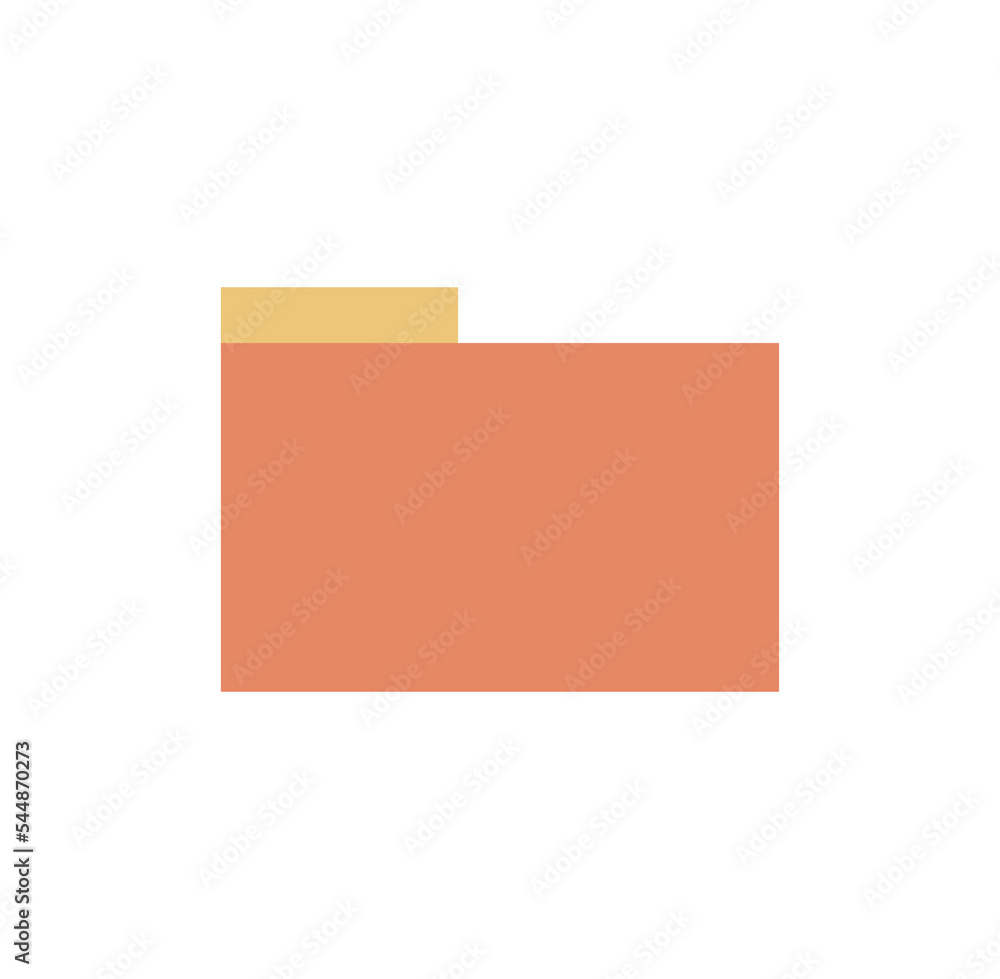 Poster web ui and basic app icon flat illustration.