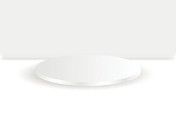 3d podium illustration for presentation. Modern design