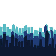 Fototapeta premium Cityscape, Modern building in the city skyline