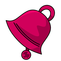 Icon bell design, simple icon design with elegance concept