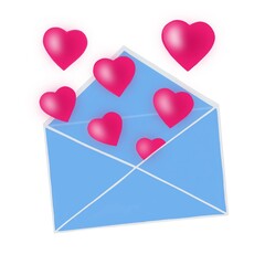 envelope with heart