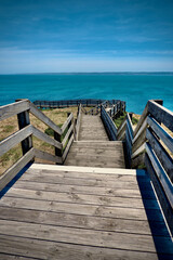 The boardwalk on the coastline of the Nobbies, Philip Island