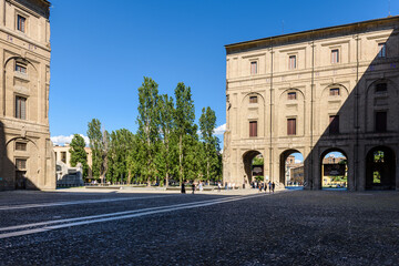 Fototapeta na wymiar Parma, Palazzo della Pilotta, Galleria Nazionale