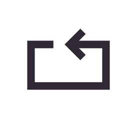 Fototapeta premium Scaling symbol and sizing arrow icon simple outline linear. 