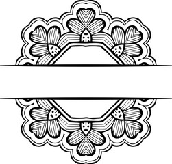 Get crafting with this Mandala Wreath Monogram Split and Heart Arrow SVG Bundle For Cut File Circle Border Wreath SVG Monogram Flower Border incorporate this design to apparel, scrapbooks or decals