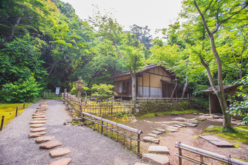 神奈川県　三渓園の風景
