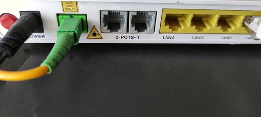 the panel has many electrical connection connectors