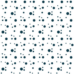 Vector seamless pattern abstract circles of different sizes