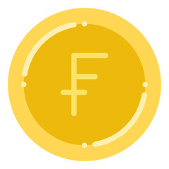 swiss dollar currency icon