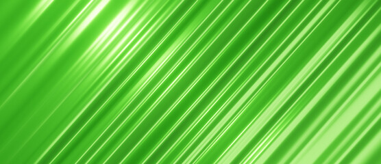 Green abstract silk background, smooth velvet or fabric surface with diagonal ripples and patterns, realistic 3D illustration rendering with copy space for text
