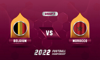 Qatar Soccer world cup 2022 Belgium Morocco match