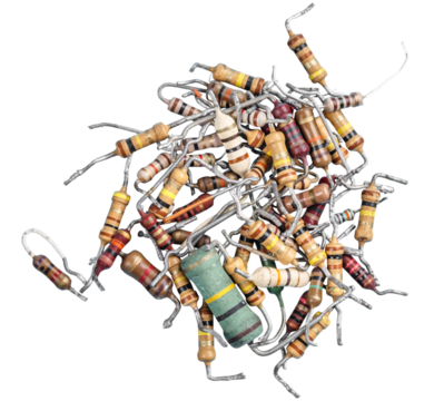 Used electrical resistors