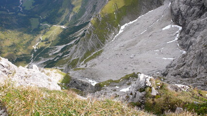 Hindelanger Klettersteig mountain Alpinism Rock climb bavaria 
