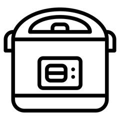 rice cooker household appliance icon