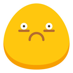 sad unhappy mood emoji icon