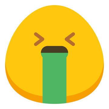puking drunk sick emoji icon
