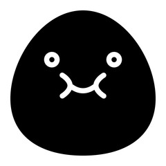 eat full satisfy emoji icon