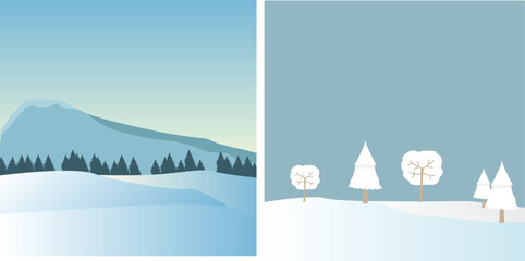 Winter Background, Christmas background, Snow mountain, Christmas pattern 