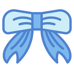 bow two tone icon style