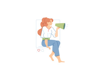 A social media influencer is doing a promotion to find engagement and introduce his brand to people