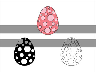 Egg SVG Cut File | Easter Svg | Egg Hunt Svg | Easter Egg Clipart