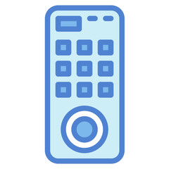 remote control two tone icon style