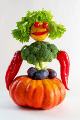 Fresh vegetables. Veganuary - vegan lifestyle in the month of January. Vegan diet.