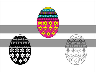 Egg SVG Cut File | Easter Svg | Egg Hunt Svg | Easter Egg Clipart