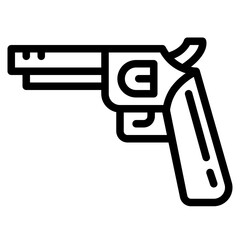 revolver icon style