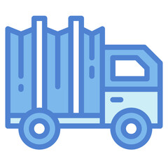 truck two tone icon style
