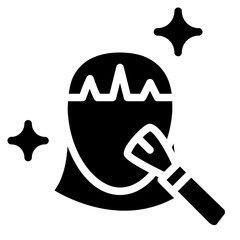 makeup glyph icon style