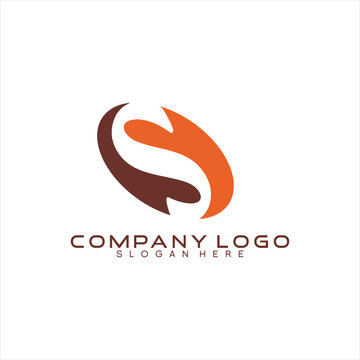 Letter S logo design. Letter S vector logo design with a unique wave concept.