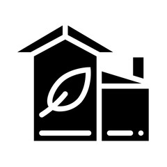 house glyph icon style