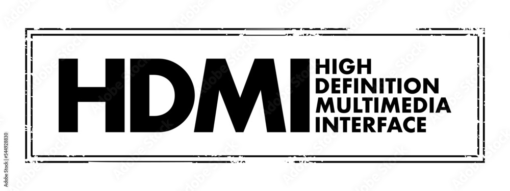 Poster hdmi high definition multimedia interface - connection method that combines both uncompressed audio 