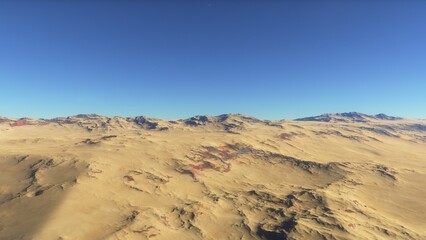 Deserted alien planet
