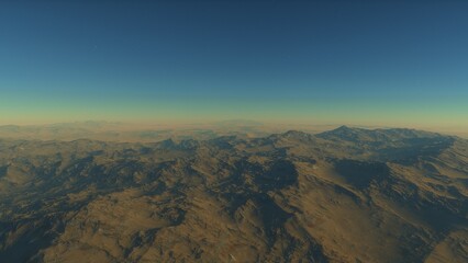 Deserted alien planet
