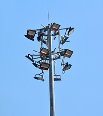 surface movement radar for surveillance to assist air traffic operations  Steel structure tower...