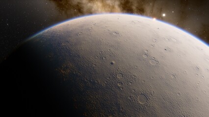 Fototapeta premium Abstract planets and space background