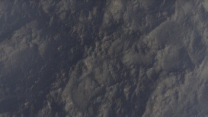 View of the 3d rendering realistic planet mars surface from space.
