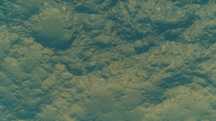 View of the 3d rendering realistic planet mars surface from space.