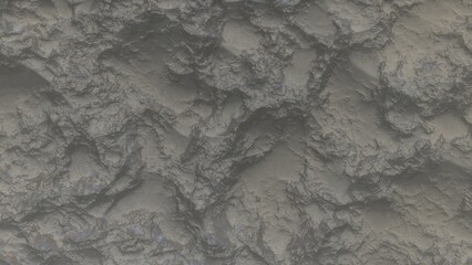 View of the 3d rendering realistic planet mars surface from space.