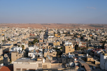 La ville de Madaba en Jordanie